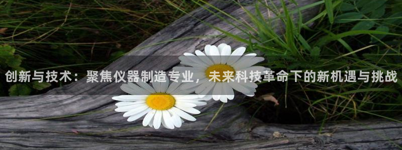 恒行娱乐芍皇74ooo5蛹：创新与技术：聚焦仪器制造专业，未