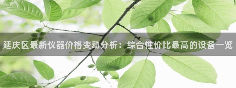 恒行主管招收 6ll5l出奇：延庆区最新仪器价格变动分析：综