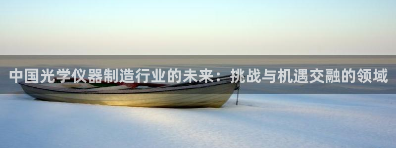 恒行2下74OO5：中国光学仪器制造行业的未来：挑战与机遇交