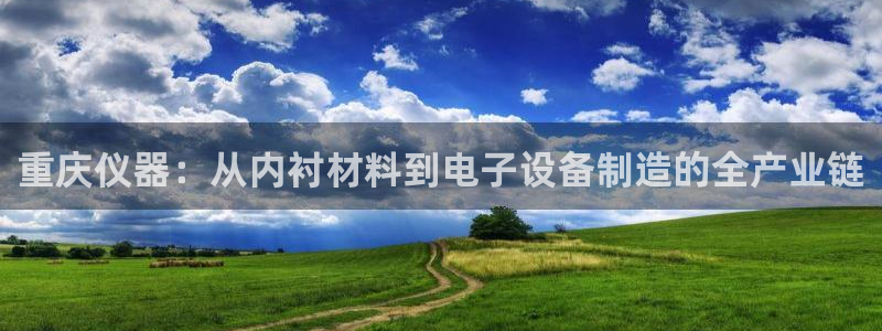恒行主管6ll5l指定：重庆仪器：从内衬材料到电子设备制造的