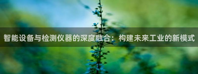 恒行开户全2O5o5O：智能设备与检测仪器的深度融合：构建未