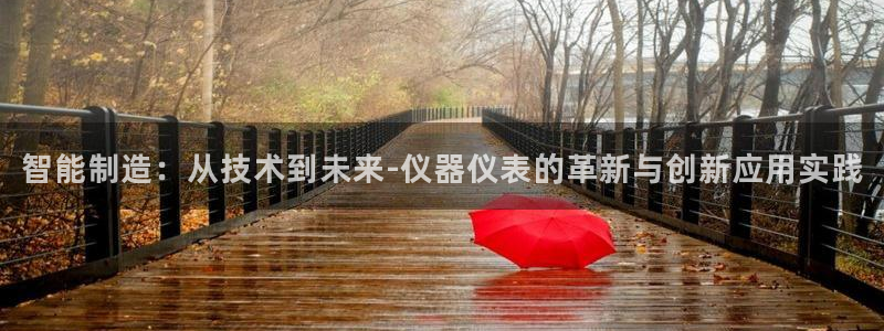 恒行3乃5O6917：智能制造：从技术到未来-仪器仪表的革新