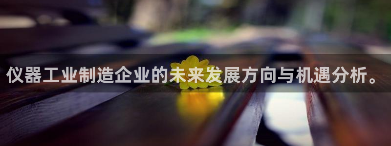 恒行娱乐掌74ooo5呀蚕：仪器工业制造企业的未来发展方向与