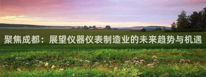 恒行娱乐招收点赞5ll533主管：聚焦成都：展望仪器仪表制造